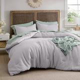 Cotton Waffle Weave Comforter Set