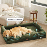 Orthopedic Flannel Dog Sofa