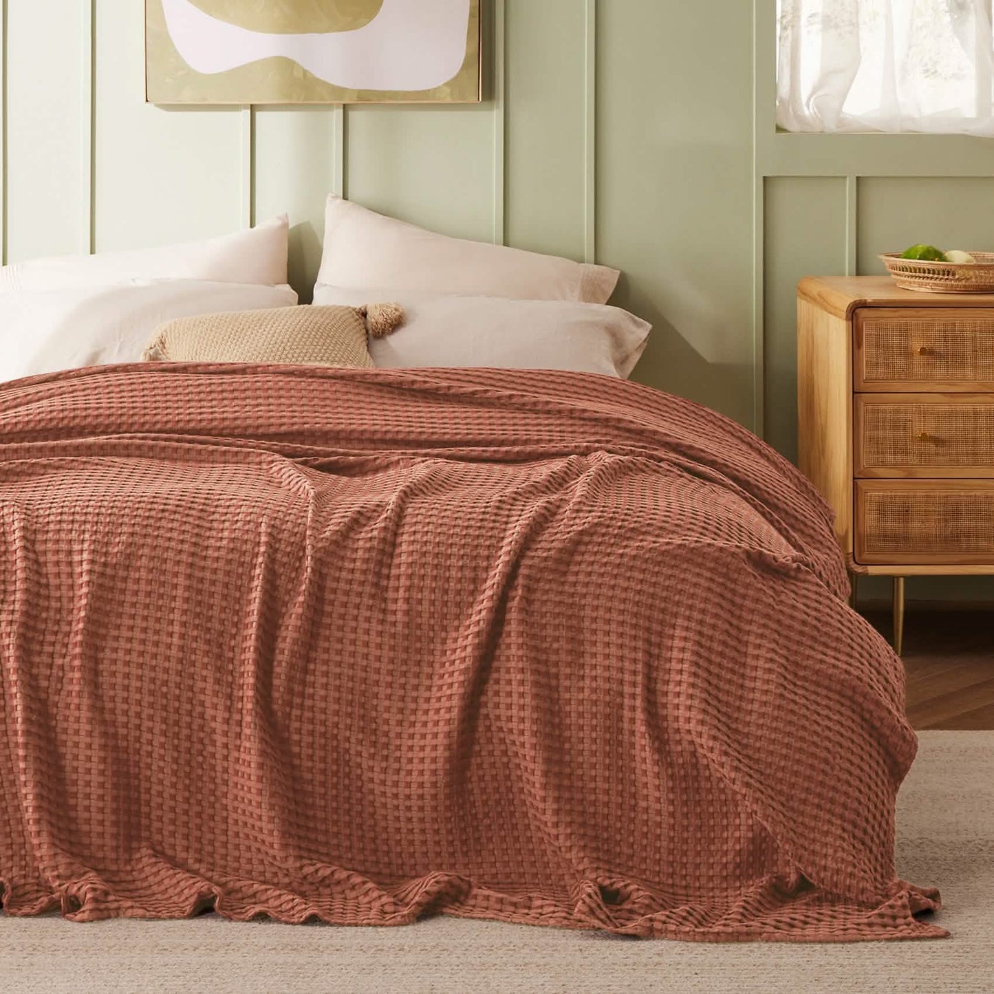 Cooling Waffle Blanket