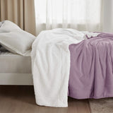 Sherpa and Fleece Reversible Blanket