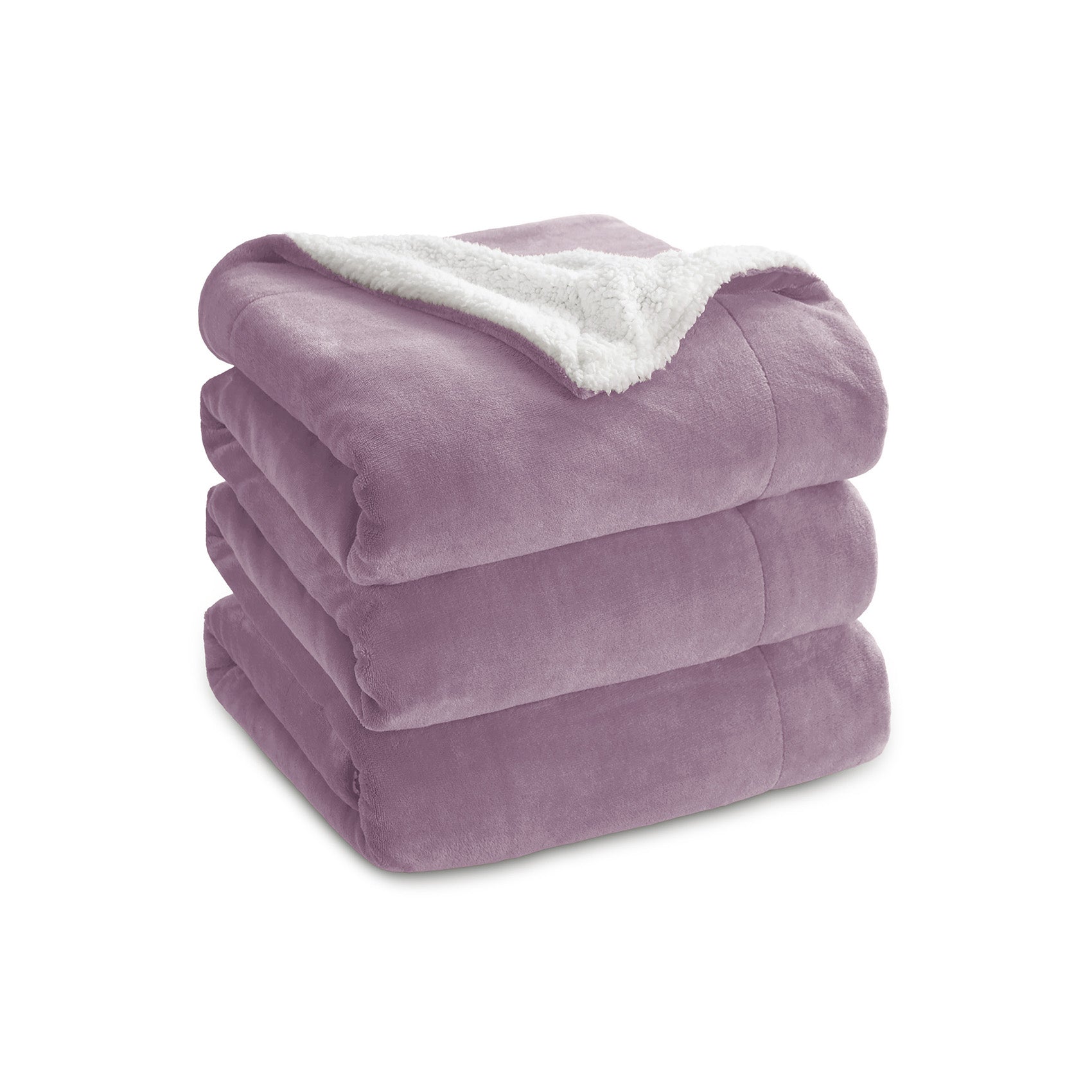 Sherpa and Fleece Reversible Blanket