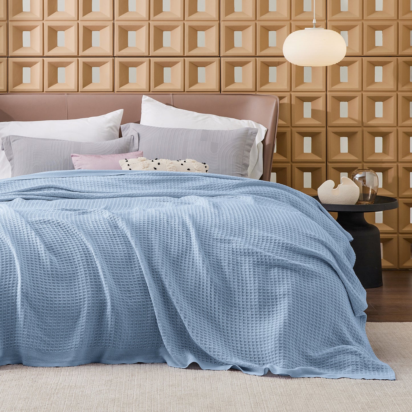 GentleSoft™ Cotton Waffle Weave Blanket