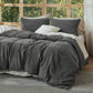 Rayon From Bamboo Cotton Muslin Duvet Cover Set