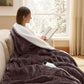 Solid Flannel Heated Blanket