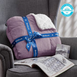 Sherpa and Fleece Reversible Blanket