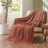 Viscose from Bamboo Waffle Weave Blanket