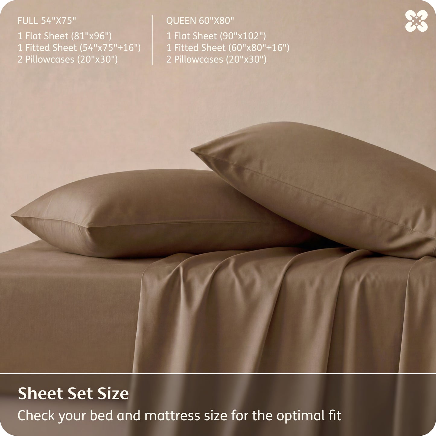 PureWoven™ Rayon Derived from Bamboo Sheet Set