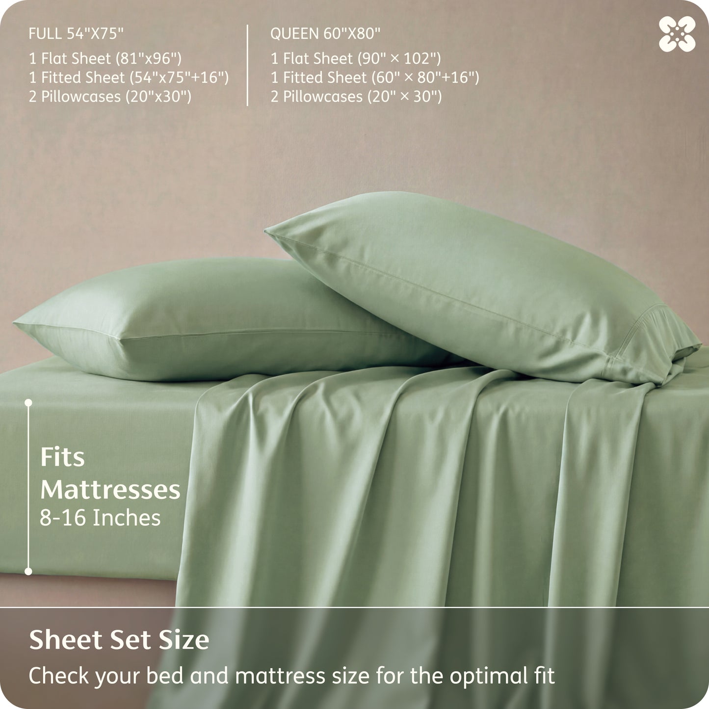 Rayon Derived from Bamboo Sheet Set