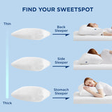 Adjustable Layer Loft Cotton Cover Pillows