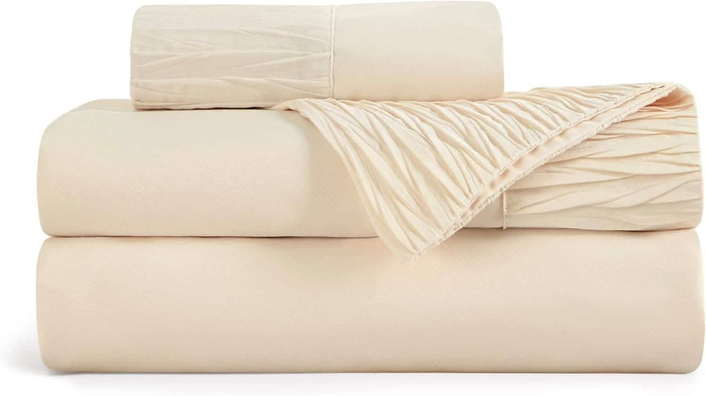 Ruched Sheet Set