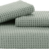 Cotton Waffle Weave Duvet Cover Set