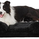 Orthopedic Long Faux Fur Flannel Dog Sofa