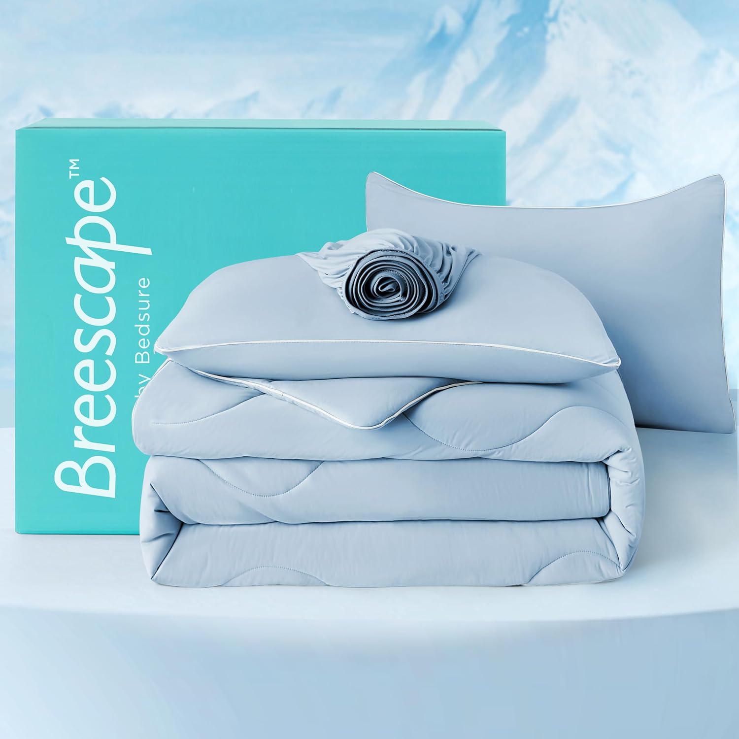 Bedsure Breescape Cooling Comforter Set