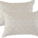 Tufted Embroidery Pillow Shams