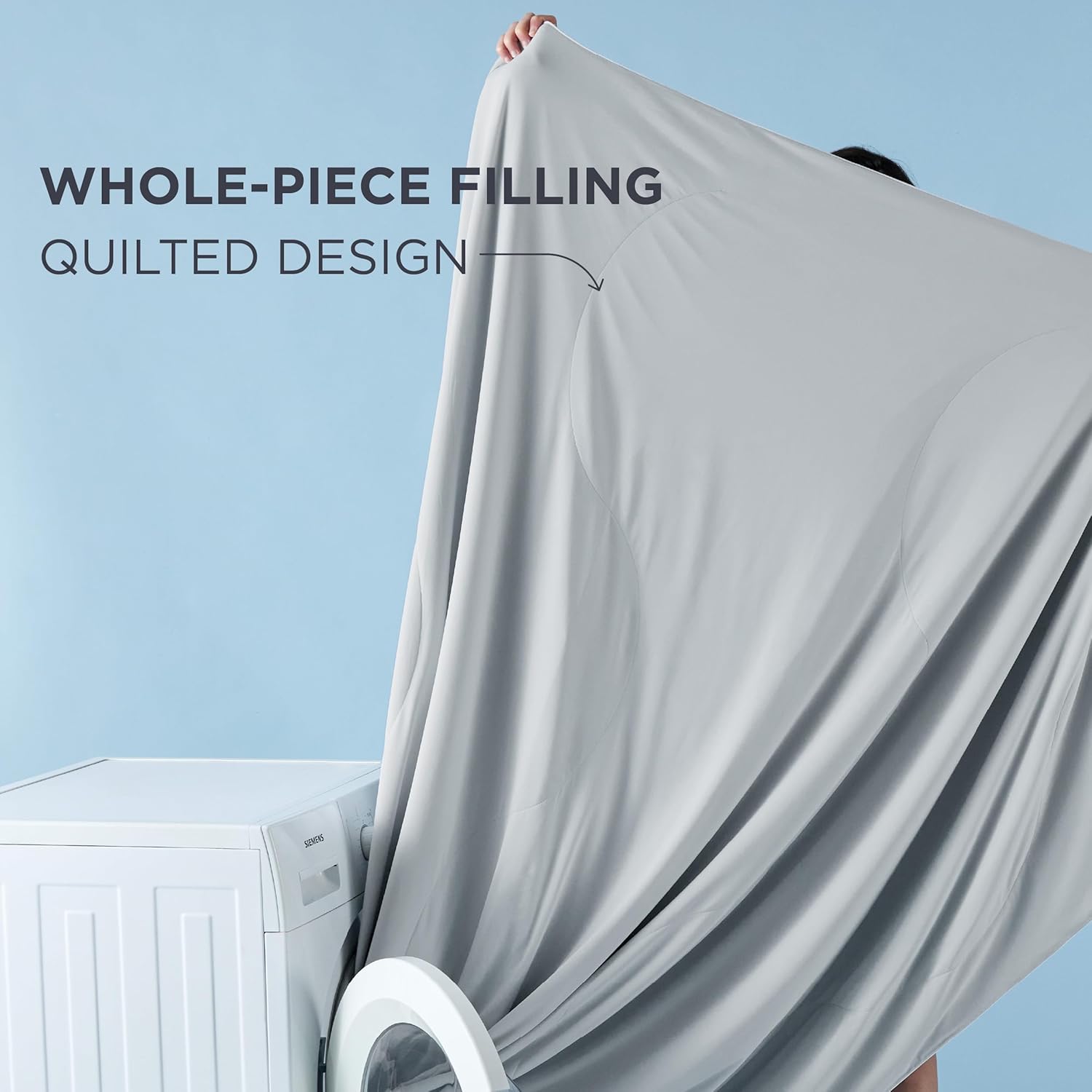 Bedsure Cooling Blankets for Hot Sleepers - Cold Blankets for Sleeping Queen Size for Bed, Lightweight Summer Ice Breathable Double-Sided Bedding Essentials as Gifts, Grey, 90x90 Inches