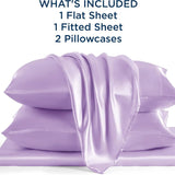 Bedsure Satin Sheet Set