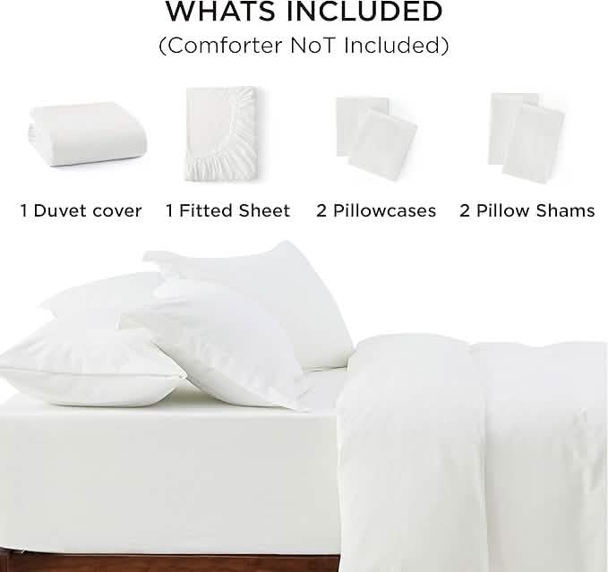 Comprehensive Prewashed Duvet Cover Set