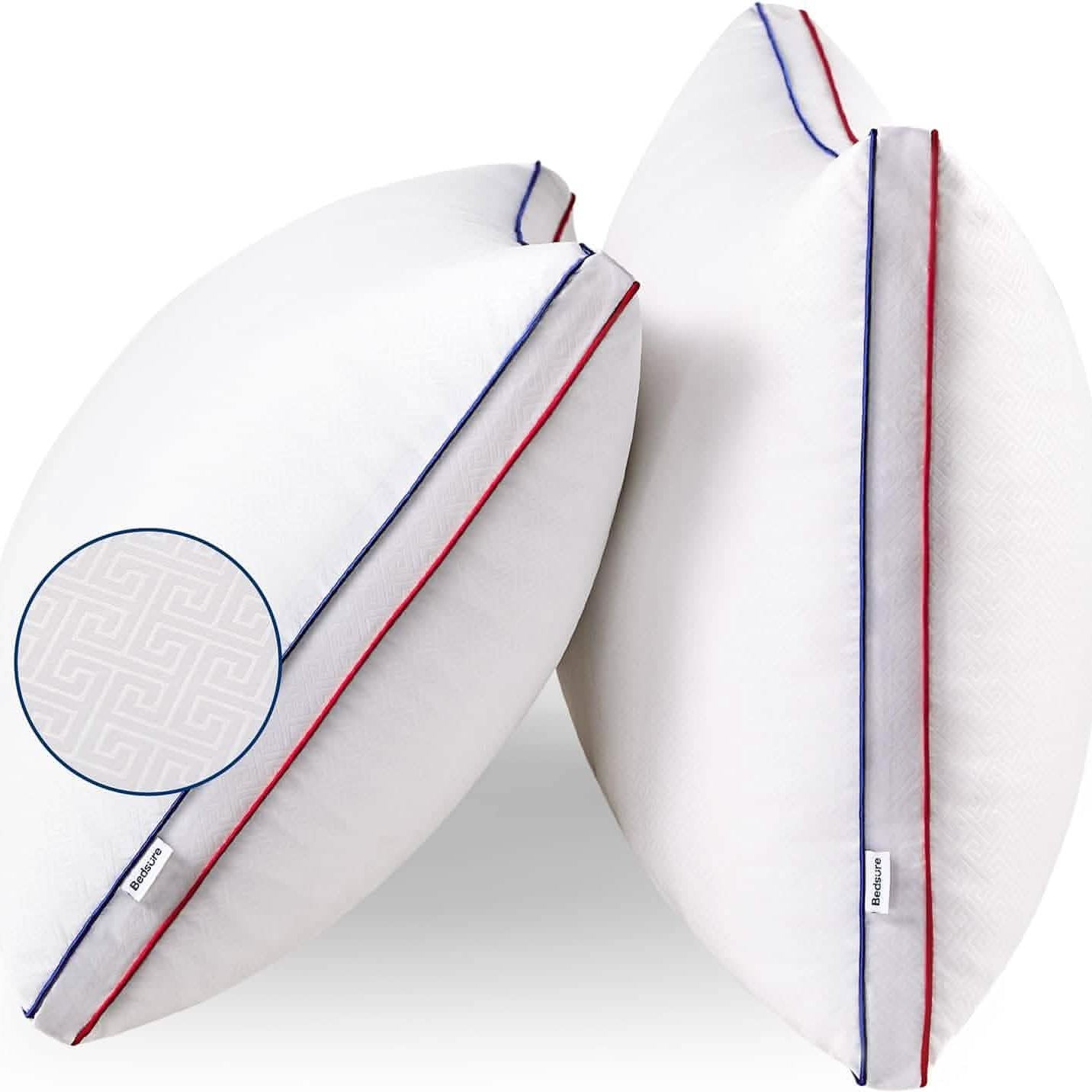Greek Key Gusseted Pillows