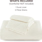 Polyester Microfiber Waffle Duvet Weave Duvet Cover Set