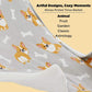 Printed Throw Sherpa Blanket Print-corgi