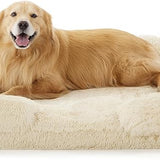 Orthopedic Long Faux Fur Flannel Dog Sofa