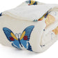 Printed Throw Sherpa Blanket Butterfly