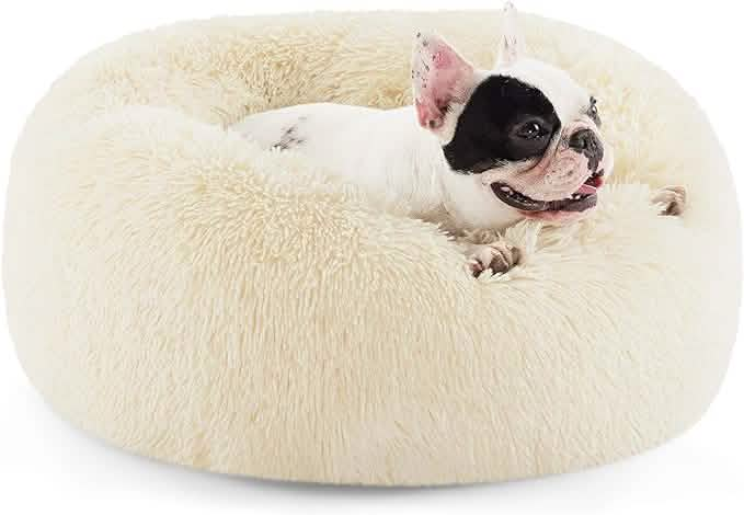 Calming Donut Bed for Dogs and Cats