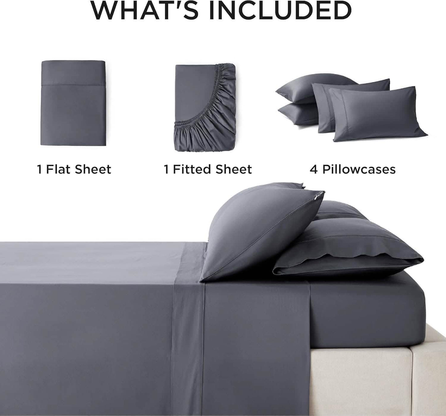 Cotton Sateen Weave Sheet Set