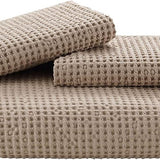 Cotton Waffle Weave Duvet Cover Set