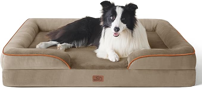 Orthopedic Flannel Dog Sofa