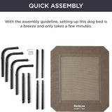 Elevated Dog Cot Bed with Breathable Mesh