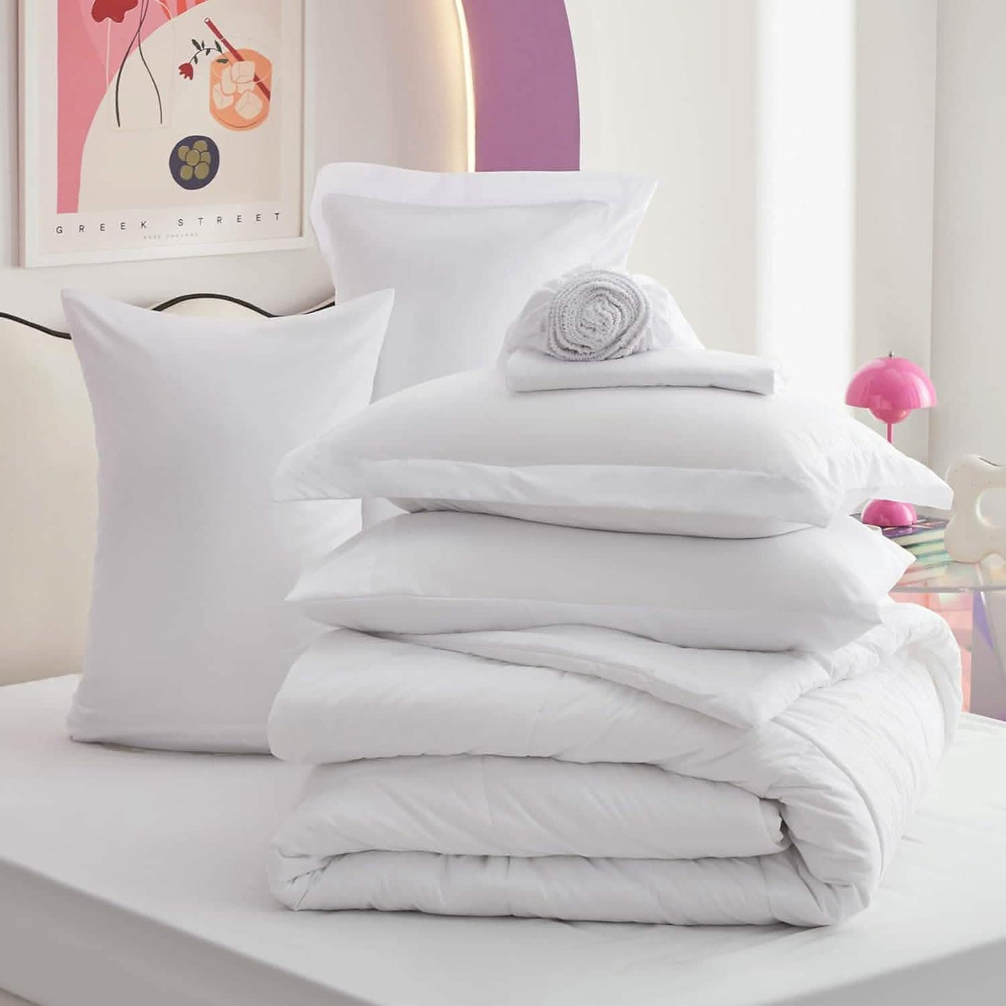 Comforter Set - 7 Pieces Solid