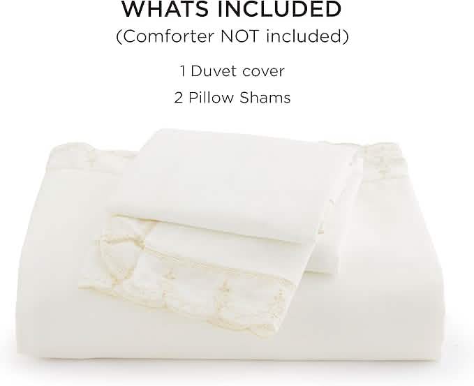 100% Cotton Stripe Slub Print Duvet Cover Set