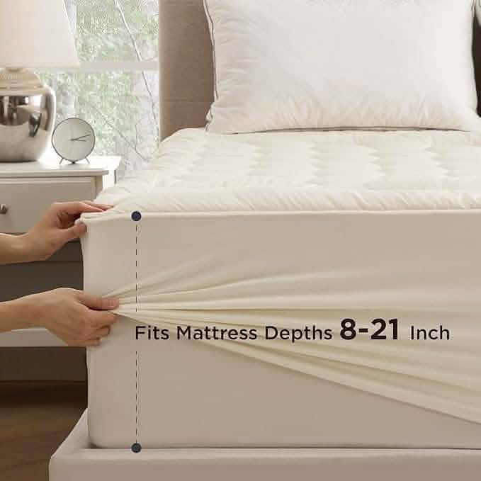 GentleSoft™ Three-Zone Quilted Mattress Pad