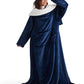 Ultra Plush Sherpa Blanket Hoodie with Large Pocket
