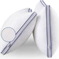 Greek Key Gusseted Pillows