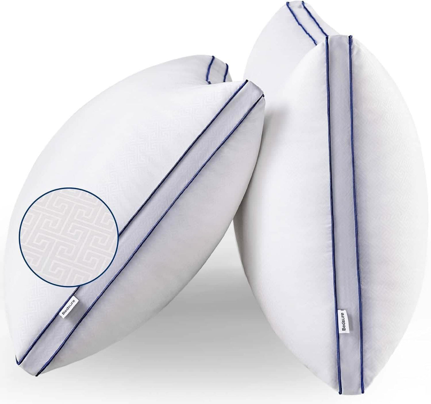 Greek Key Gusseted Pillows