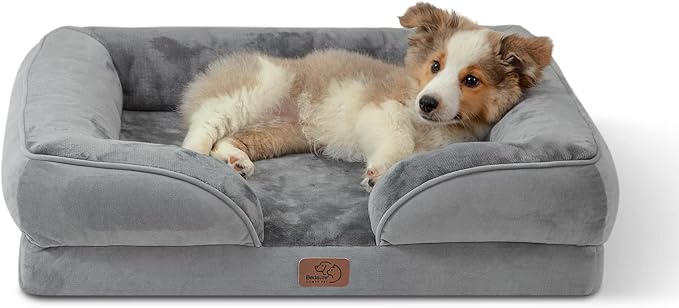 Orthopedic Flannel Dog Sofa