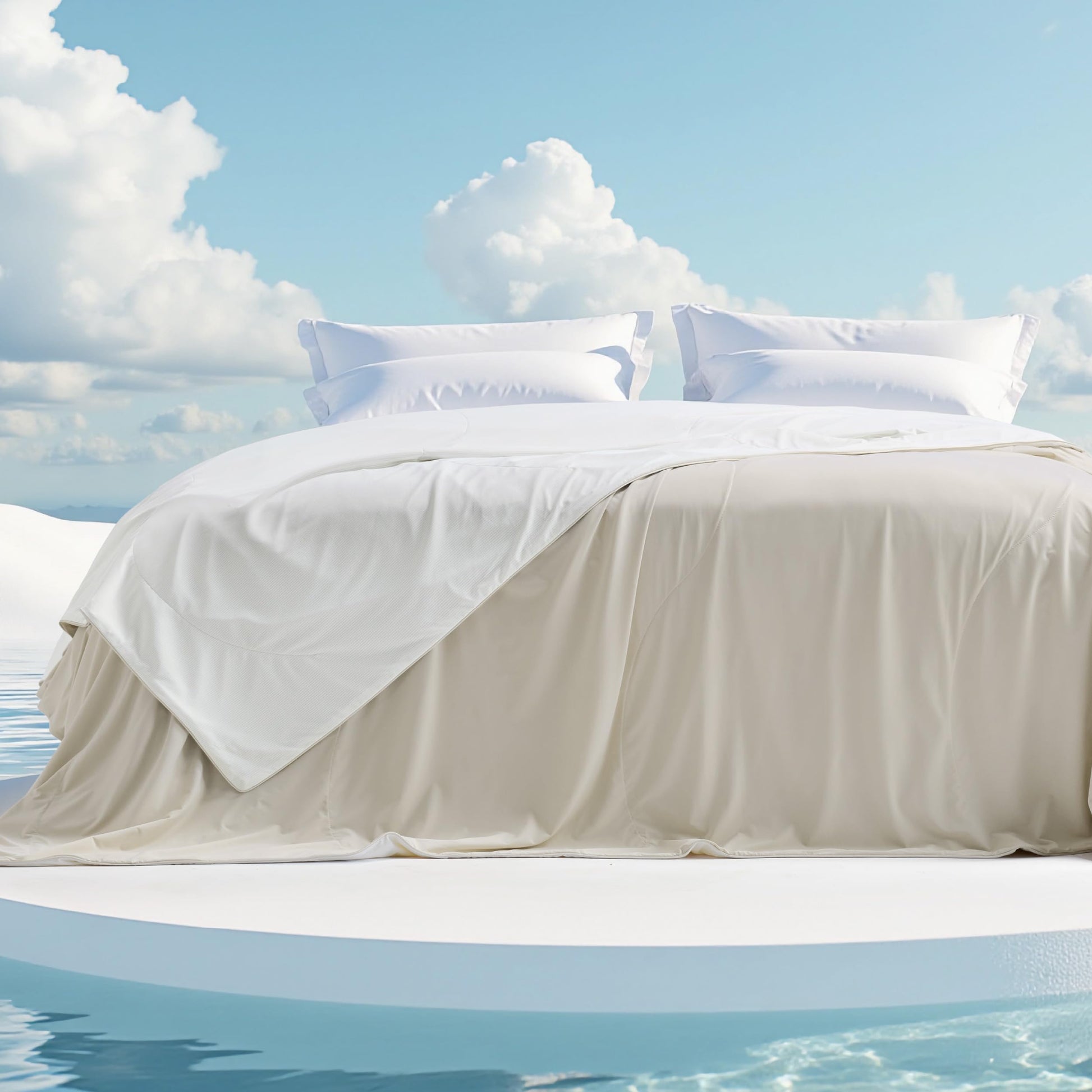 Bedsure Cooling Blankets for Hot Sleepers - Cold Blankets for Sleeping Queen Size for Bed, Lightweight Summer Ice Breathable Double-Sided Bedding Essentials as Gifts, Grey, 90x90 Inches