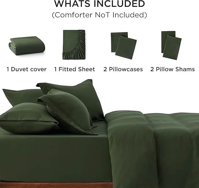 Comprehensive Prewashed Duvet Cover Set