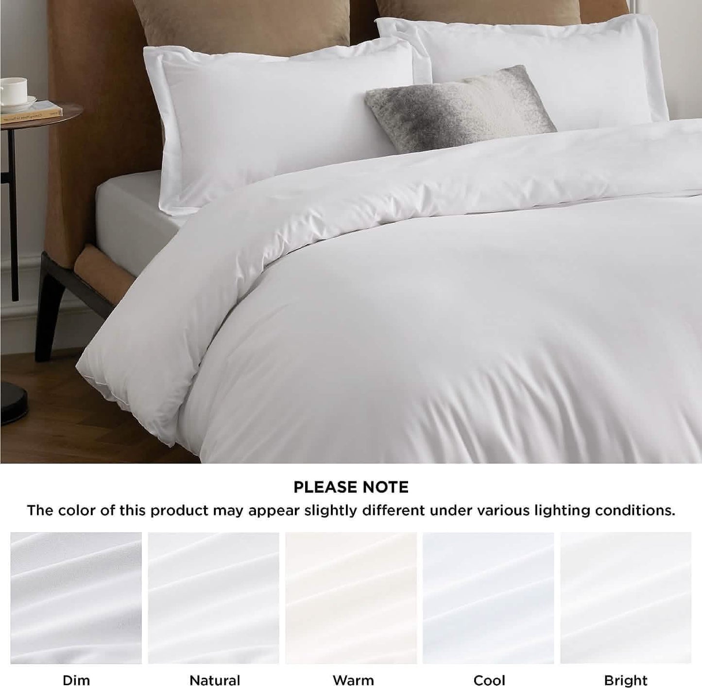 Brushed Polyester Microfiber Duvet Cover Set