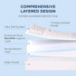 GentleSoft™ Three-Zone Quilted Mattress Pad