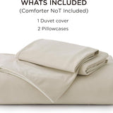 Reversible Two-Tone Sherpa Duvet Cover Set