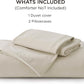 Reversible Two-Tone Sherpa Duvet Cover Set