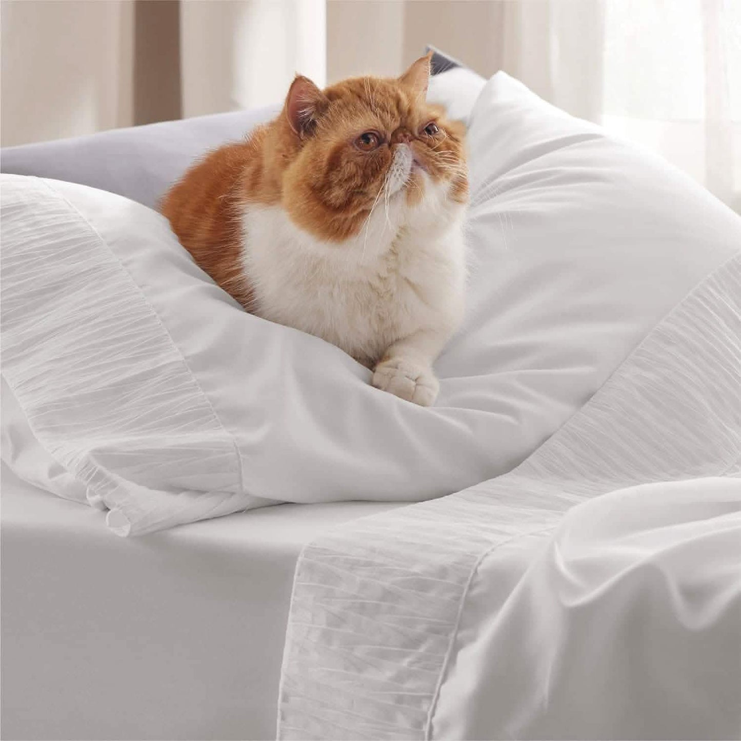 Ruched Sheet Set