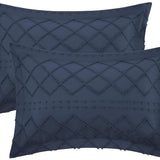 Tufted Embroidery Pillow Shams