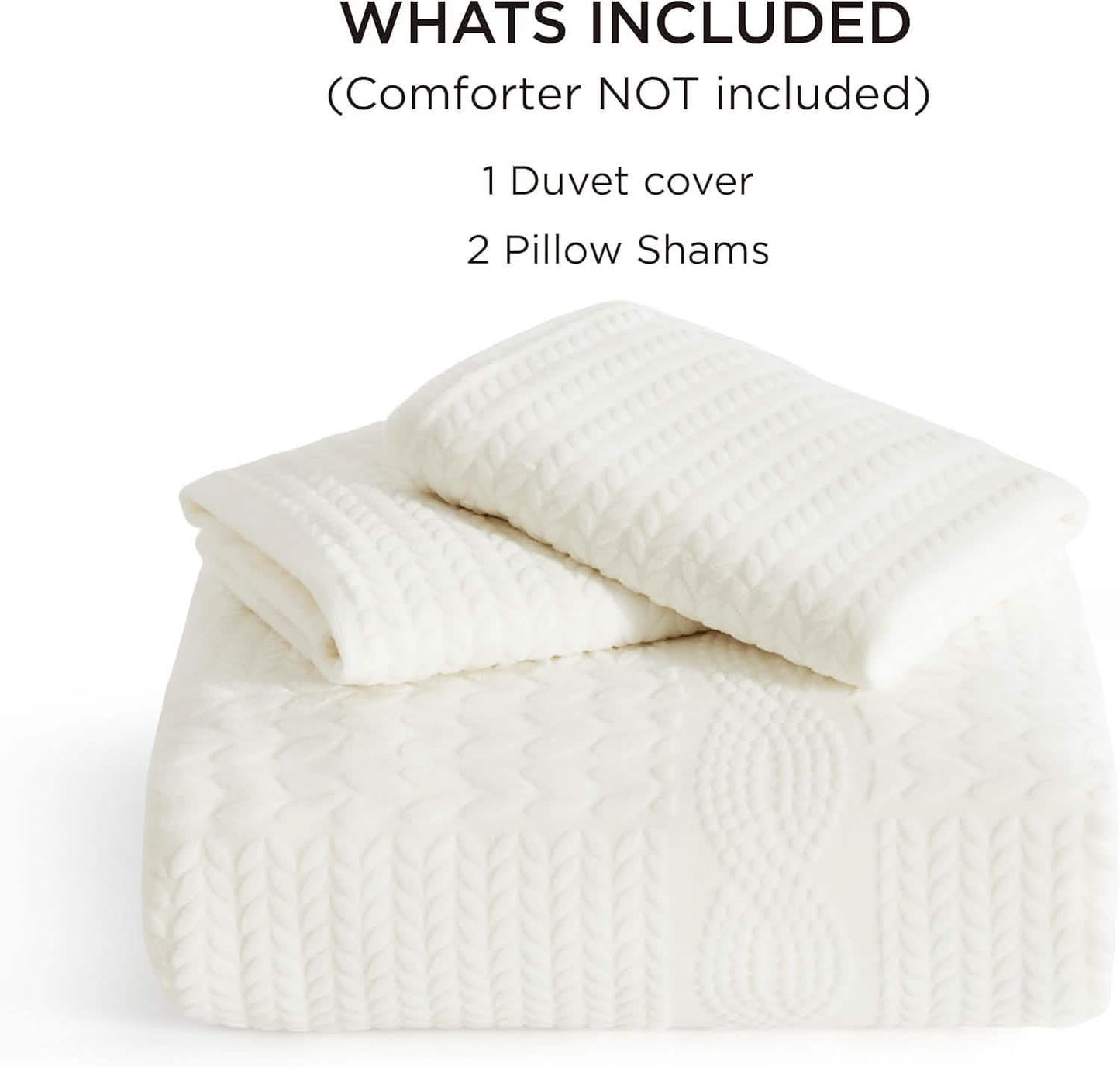 Twisted Pattern Fluffy Duvet Cover Set