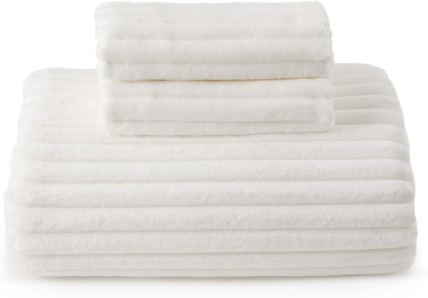 Striped Flannel Duvet Cover Set