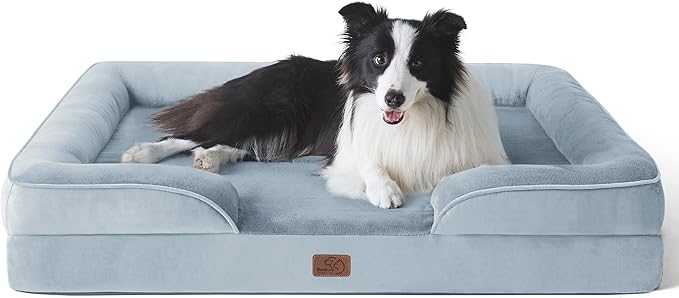 Orthopedic Flannel Dog Sofa