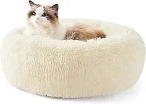 Calming Donut Bed for Dogs and Cats